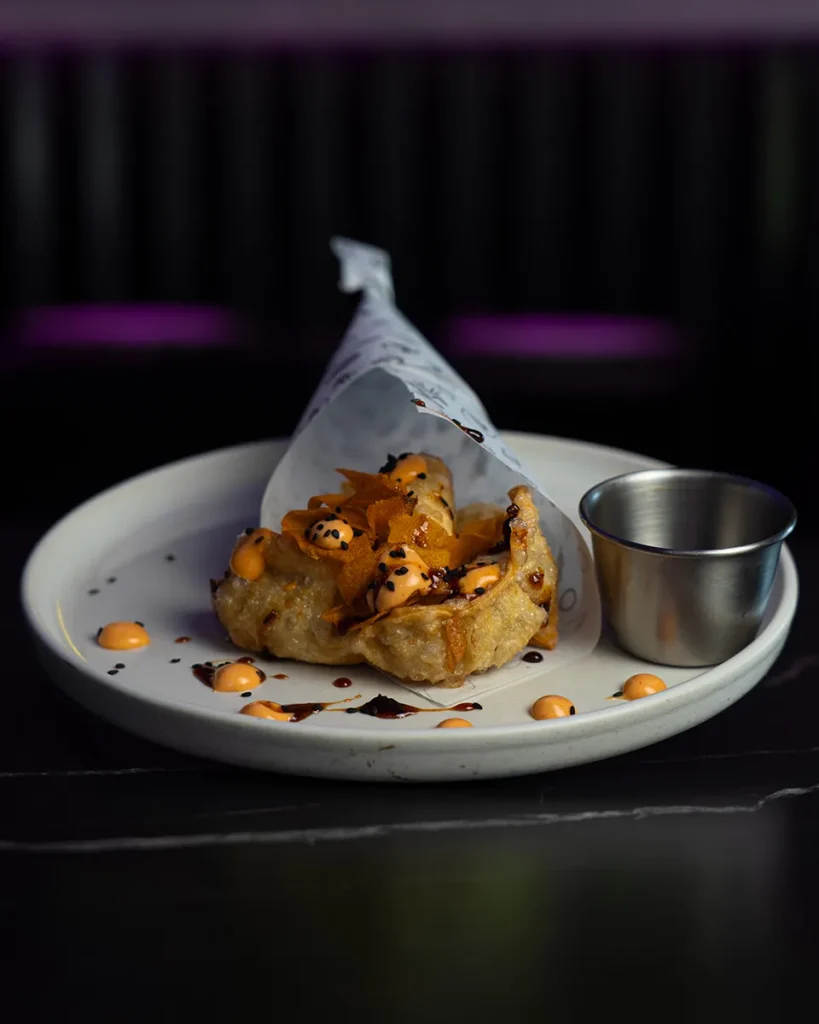 Gyozas de pollo y verduras